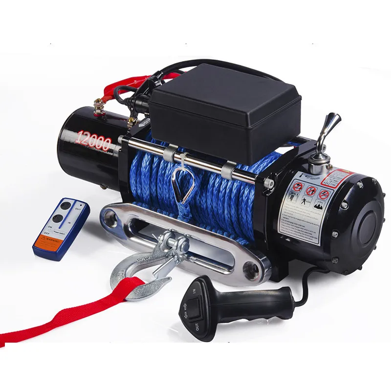 12V Vehicle Mounted Trailer For Electric Winch Vehicles, Self Rescue And Rescue Device Winch