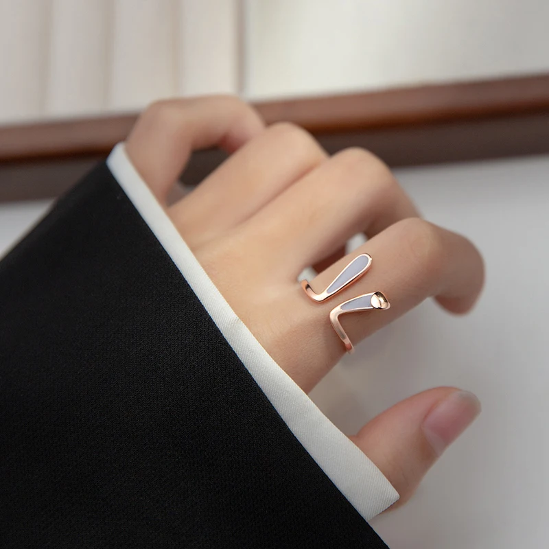 SALONGFANG Cute Rabbit Ear Ring Cartoon  Animal Ring Bracelet For China Girlfriend Opening Adjustable Holiday Jewelry Wholesale 5