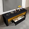 43" LED TV Stand Drawer Modern Media Console Storage Cabinet Living Room Bedroom 4