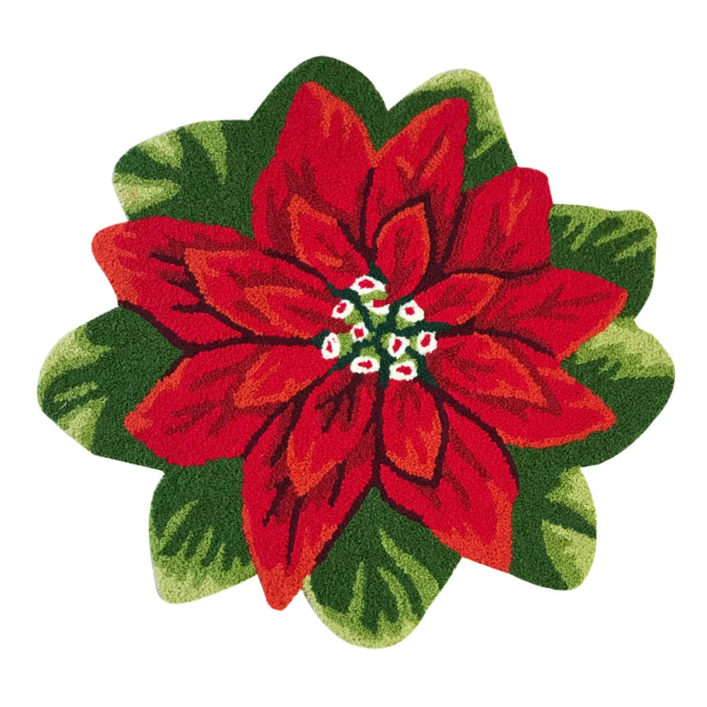 

Smyrna latch hook kit with printed pattern Flowers Carpet embroidery on printed pattern canvas do it yourself Tapestry Hobby