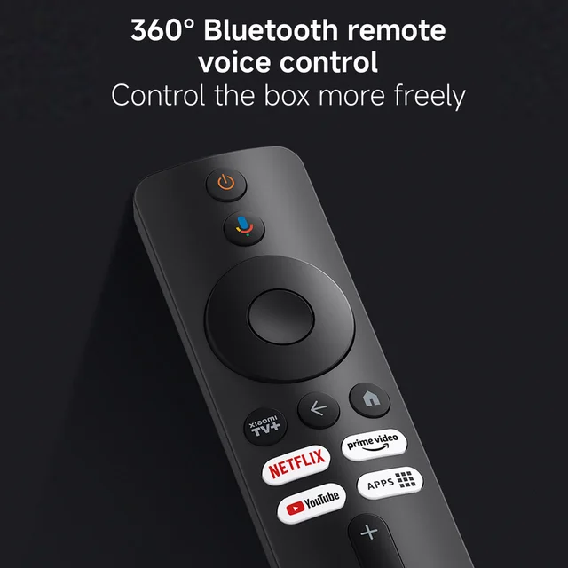 Global Version Xiaomi TV Box S 3rd Gen – 4K Ultra HD Google TV Box, 2GB RAM 32GB ROM, WiFi6, Bluetooth 5.2, Netflix Certified Smart Media Player 4