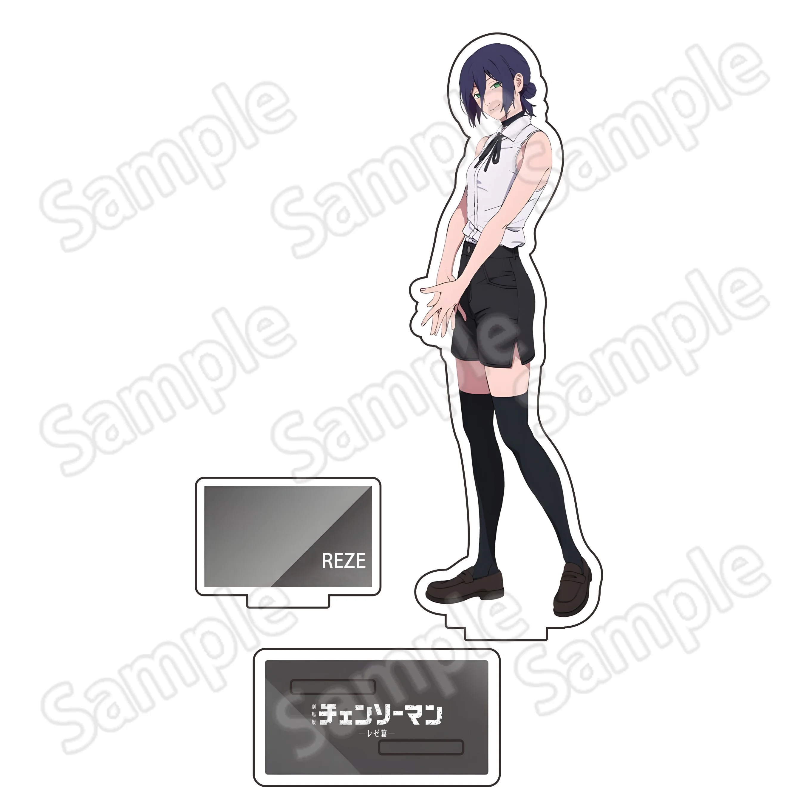 Chainsaw Man 15CM Doppelschlitz-Acrylständer Anime-Figur Desktop-Dekoration Otaku-Fans Sammlerstück Geschenkmodell Spielzeug – Detail 15