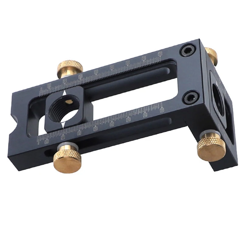 

in 1 Drill Puncher Locator Cross Oblique Flat Head Puncher Jig Woodworking Tools For Bed Cabinet Furniture Wood Connecting