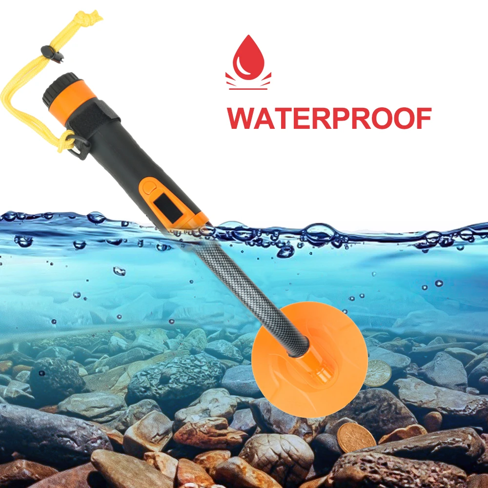 Metal Detector Waterproof LCD Pinpointer Handheld Metal Detector