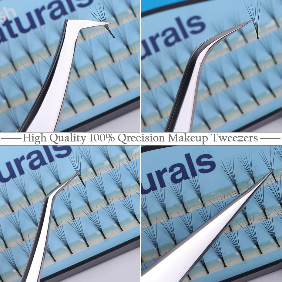 1pcs Professional Stainless Eyebrow Tweezer Forcep Eyelash Extension Clip Trimmer High Presicion Tweezers Makeup Tool LYU01-05-1 3