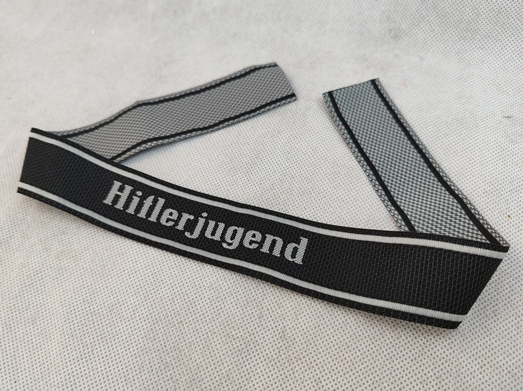 German ELITE 12TH "Hitlerjugend " Cuff Title WW2-Repro