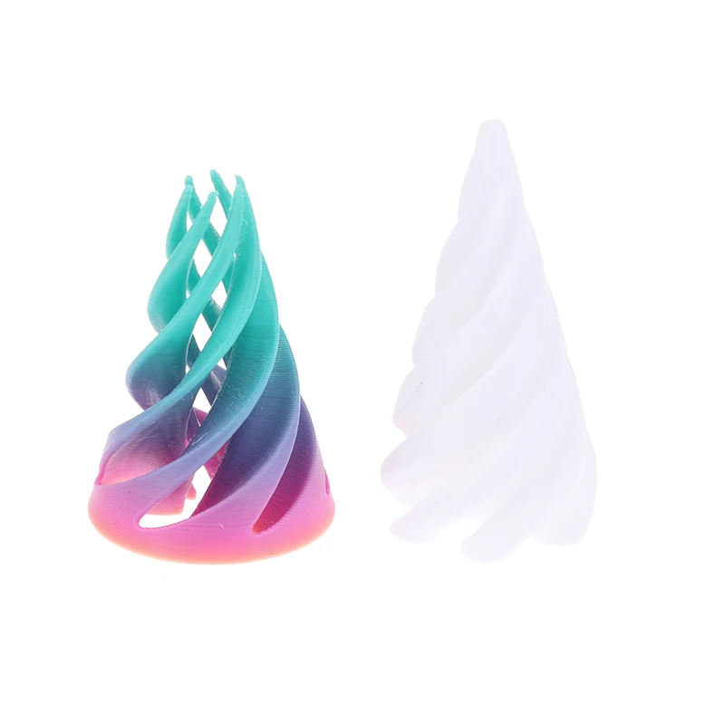Fidget toys Spiral Cone Decompression Toy 3D Printed Pyramid Impossible Pass-through Sculpture Square Pillar Helix Screw Fidget Toys