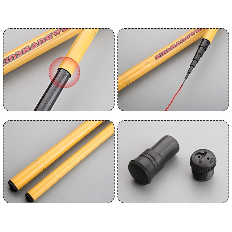 Description Picture 3 of item40Cm Fishing Pole for Kids Fiberglass Telescopic Fishing Rod Children's Blue Pink Fishing Pole Ml Power Carp Fishing Rod Tackle