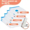 Vacuum Storage Bags with Pump Vacuum Seal Bags for Clothing Comforters Blankets Pillows Bedding Organizer Compression Bags 4