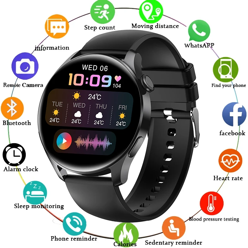 2025 Smart Watch: Full Touch HD Screen, Sport Fitness, IP67 Waterproof, Bluetooth Connectivity