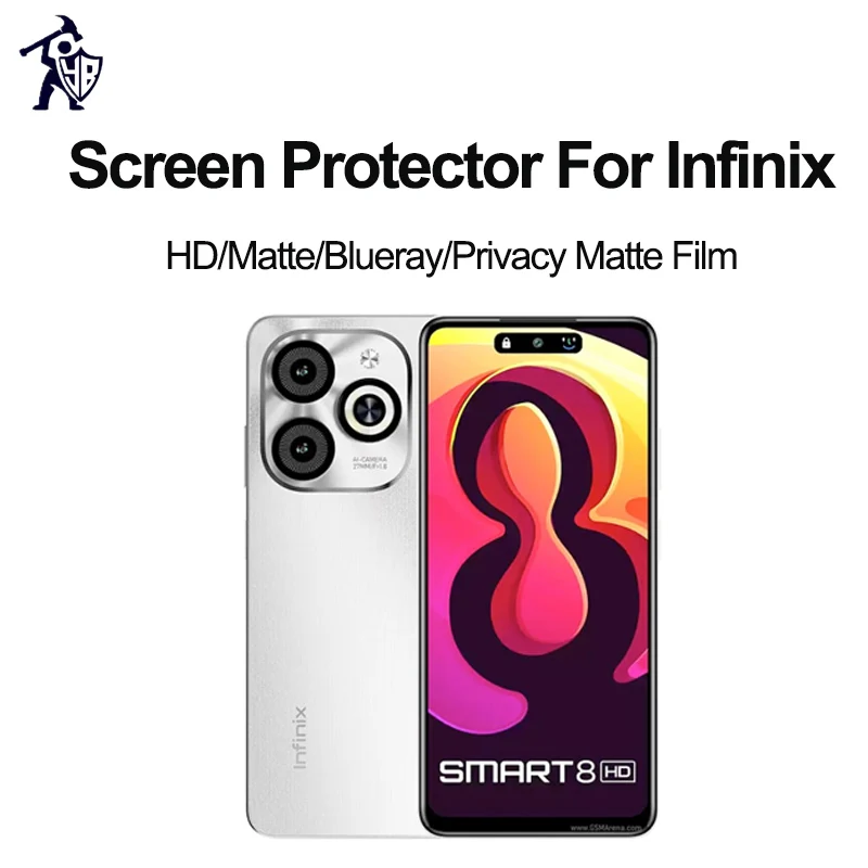 Pellicola Salvaschermo 2 Pezzi Per Infinix Note 30 12 Vip 11 10 Pro 5G Hot 40 30 20 12 11 S Nfc Zero Ultra 5G X Pro Infinix Smart 8 7 6 5