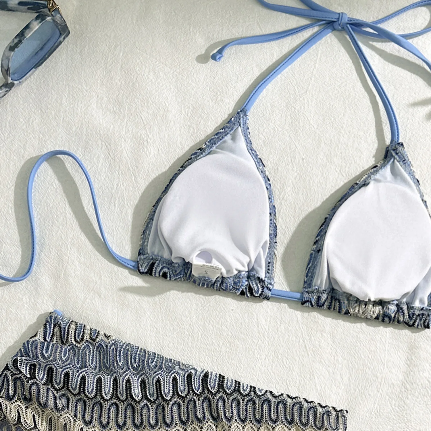 Three-Piece Womens Bikini Set - Sexy Beach Swimwear 2025