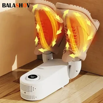 Electric Shoe Dryer Boot Warmer Intelligent Timer Shoe Eliminate Odor Fast Drying Boot Deodorizer Multifunction Sock Dryer