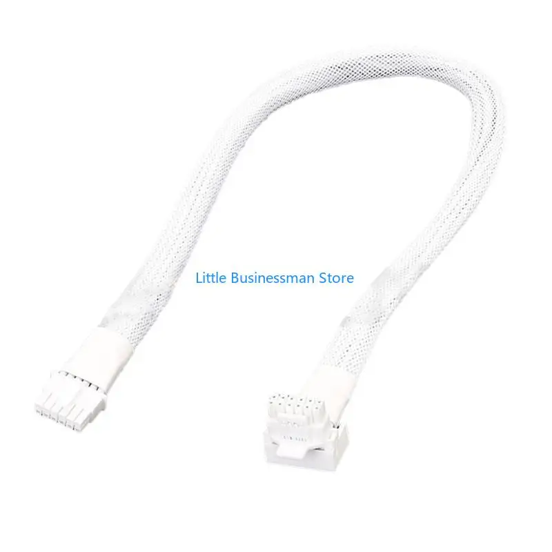 16-poliger Stecker auf PCIE 16-poliges gerades auf Winkelstückkabel für RTX4080- und RTX4090-Serie mit stromlinienförmigem Kabel – Detail 9