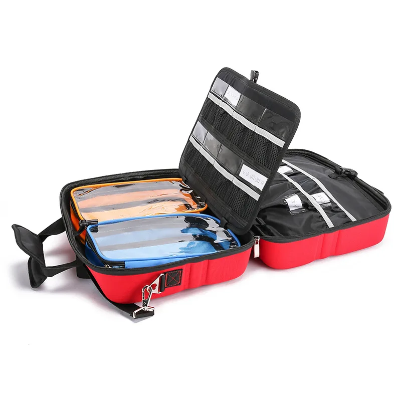 Arzt Besuch Bag First Aid Kit für Auto Überleben Kit Camping Wasserdichte Multifunktionale Medizinische Zubehör Taktische Verband – Detail 3