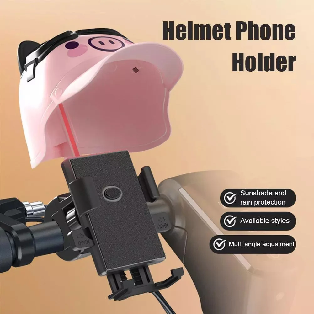 1x Cute Cartoon Small Helmet Rider Motorcycle Electric Bike Bicycle 1x-cute-cartoon-small-helmet-rider-motorcycle-electric-bike-bicycle