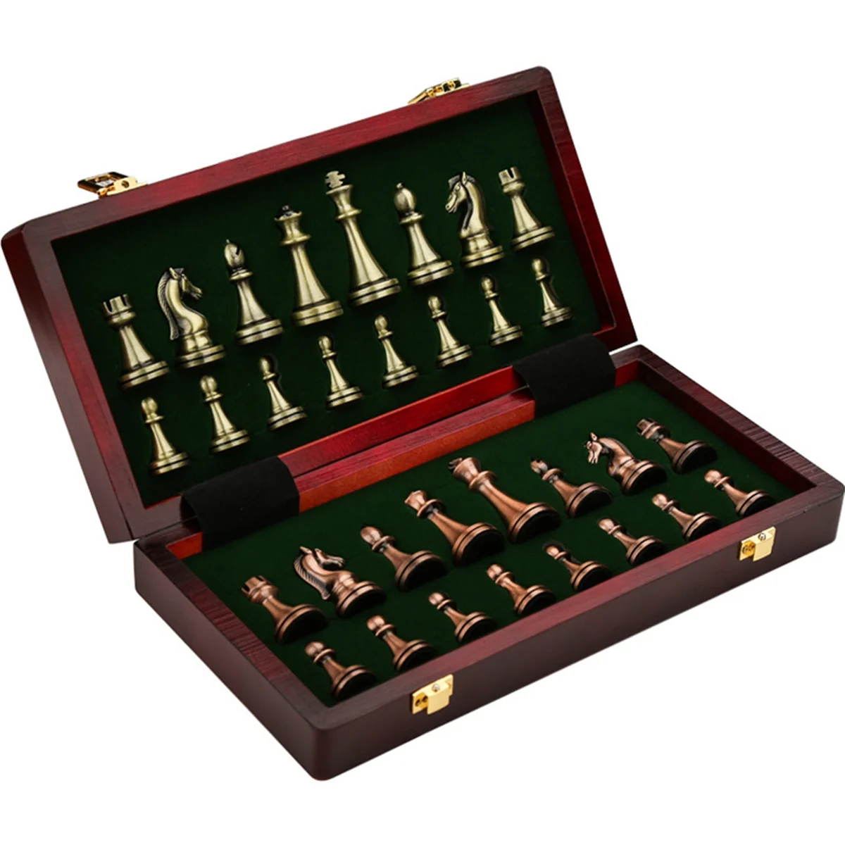 zinc-alloy-chess-retro-board-set-for-adults-chess-folding-portable-chess-game-for-tournament-beginner-12inch-2-players