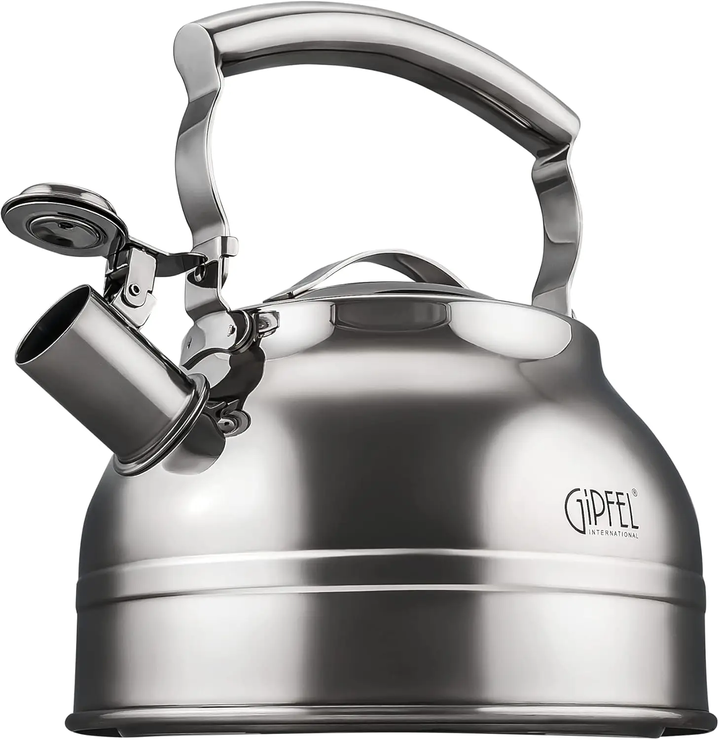 Food Grade Stainless Steel Teapot for Stove Top with Ergonomic Handle for Gas, Induction 2