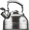 Food Grade Stainless Steel Teapot for Stove Top with Ergonomic Handle for Gas, Induction 2