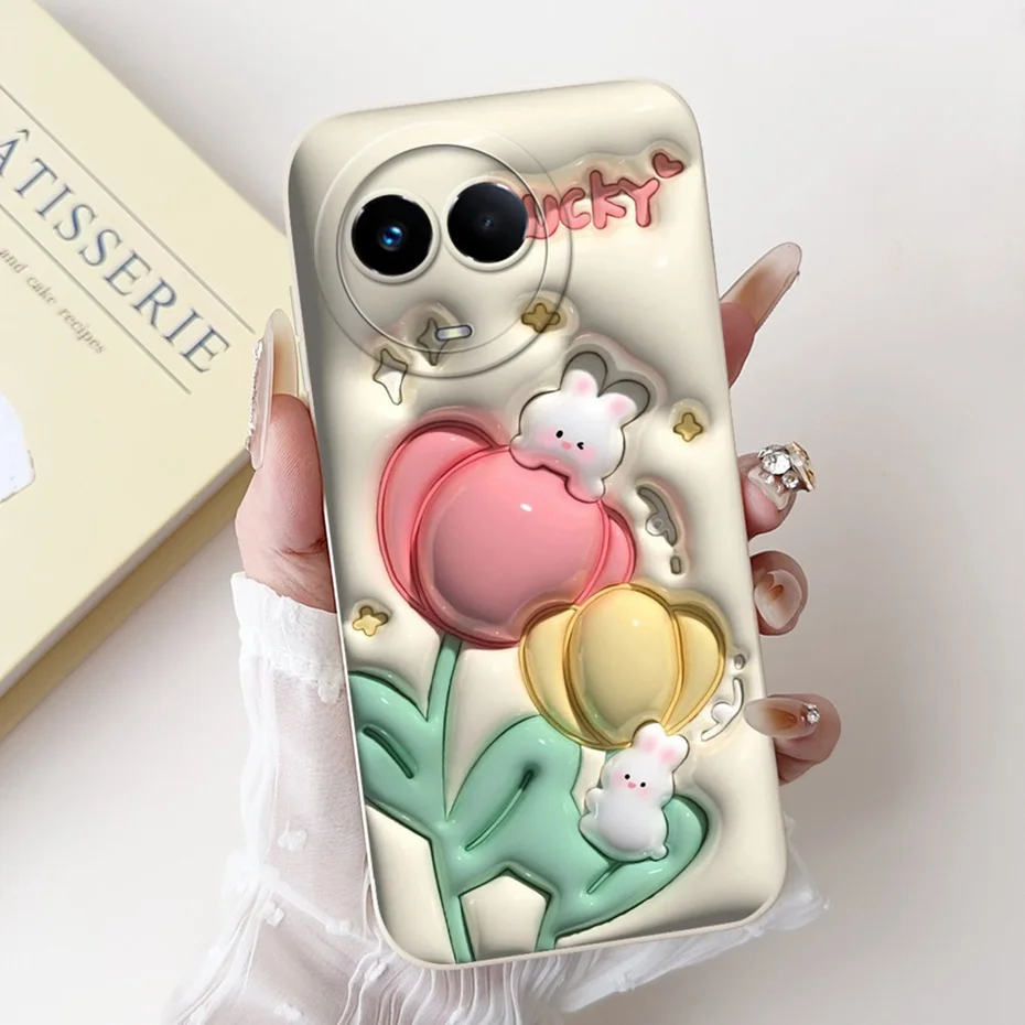 Fashionable Lens Protective Soft Silicone Phone Case