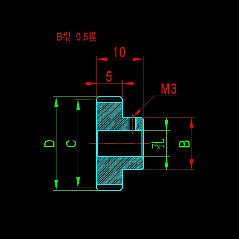 1 조각 볼록 단계 구리 0.5Mod 20 21 22 23 24 25 26 27 28 29 30 31 32 33 34 35 치아 0.5 모듈 정밀 기어 피니언