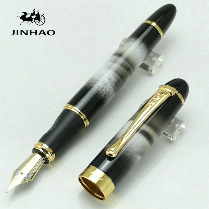 JINHAO X450 만년필, 연필 상자 없는 넓은 펜촉, 학교 사무실 문구, 럭셔리 필기용 펜, 22 색, 18KGP, 0.7mm
