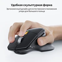 Russian Bluetooth Wireless Keyboard and Mouse Combo Split Ergonomic Keyboard for Windows Mac Android Rechargeable Mice - Image 4