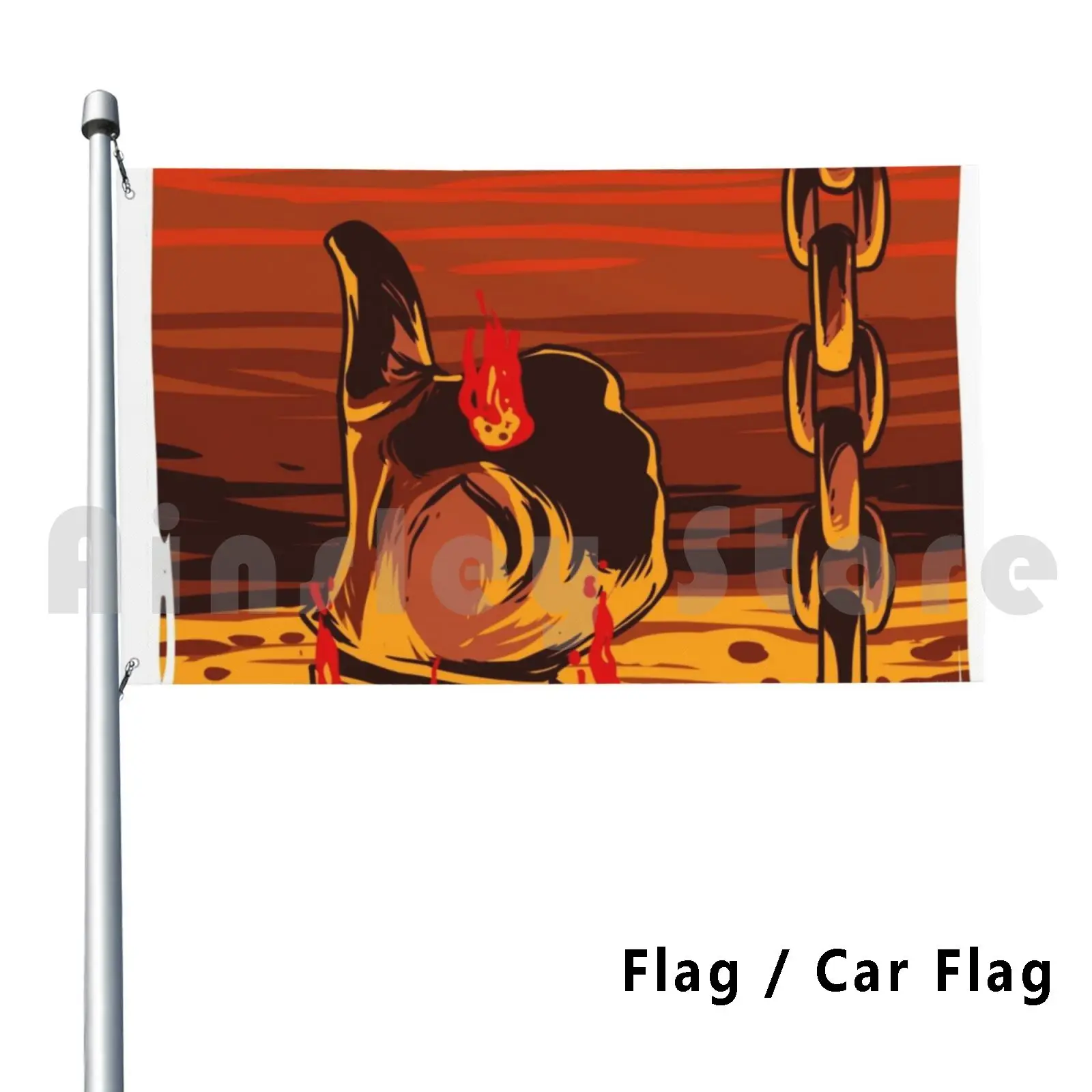 Uscire In Stile-Terminator Thumbs Up Flag Car Flag Printing Terminator Personalizzato Pollici In Su Film Film Hollywood