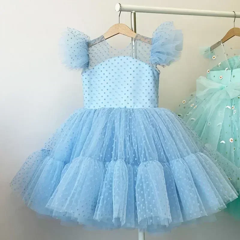 Mädchen Sommerkleid Mit Blumenprint - Prinzessin Kleid 3-9 Jahre