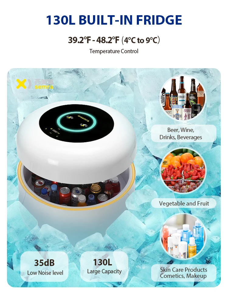 Réfrigérateur intelligent et créatif Unique, haut de gamme, pour la maison  et la cuisine, stockage de cosmétiques, vente en gros, 2022 - AliExpress