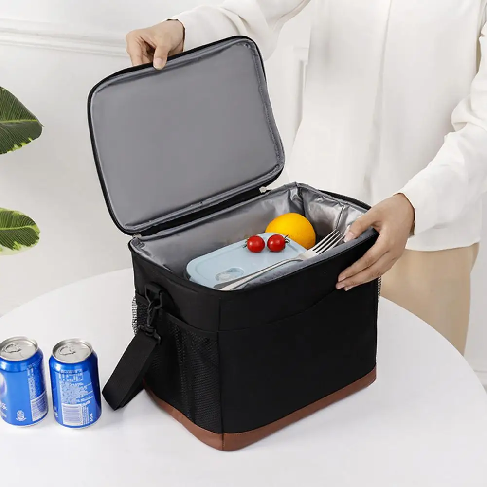 Thermal Insulated Cooler Bag Capacity Insulated Bento Bag Versatile Thermal Picnic Office for Home Outdoor Work for Food lunch bag bento bag cooler bag