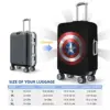 Custom Cute Captain America Luggage Cover Protector Dust Proof Travel Suitcase Covers 6