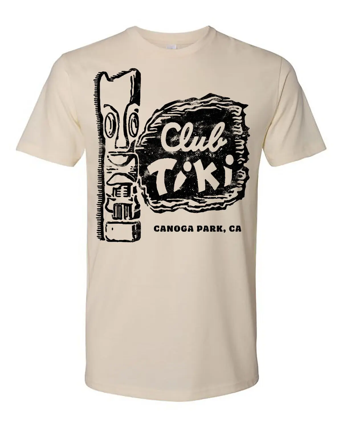 Ristorante Tiki Bar T Shirt Tee Retro Hula Rum Mug Club Tiki Canoga Park
