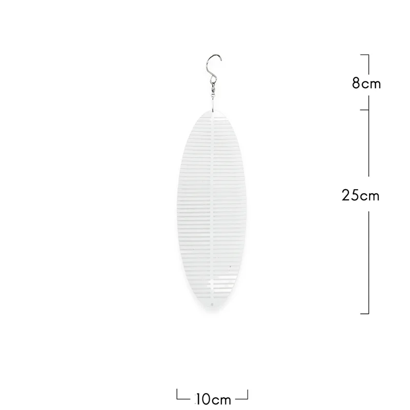 Kinetic Blank Sublimation Wind Spinner 3D Spiral Windchime Chime Sculpture Hanging Outdoor Indoor Garden Decor 10X25cm 4