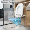 Smart Toilet,Heated Seat,Dryer, Ambient Light,User Memory Mode1.32GPF Flush Power,LED Display,Side Control Knob &Wireless Remote 6