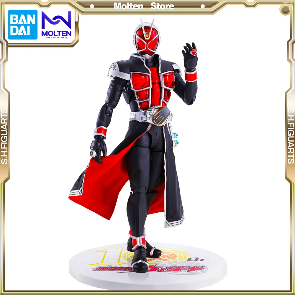 

BANDAI Original S.H.Figuarts (Shinkocchou) Kamen Rider Wizard Flame Style 10th Anniversary Ver. Anime Action Figure Model Kit