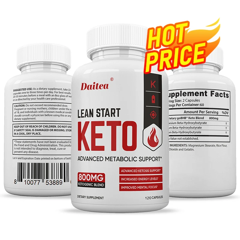 

Daitea BHB Ketogenic Weight Management Capsules, Promote Digestion and Burn Fat, Slim Waist, Arms, Legs and Body