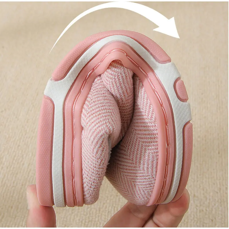 Women’s warm cotton flat indoor comfortable soft slippers