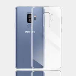 Crystal Clear Silicone Protective Case for Samsung Galaxy S9 and S9 Plus (Clear)