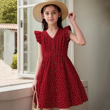 Girls Polka Dot Dress 1
