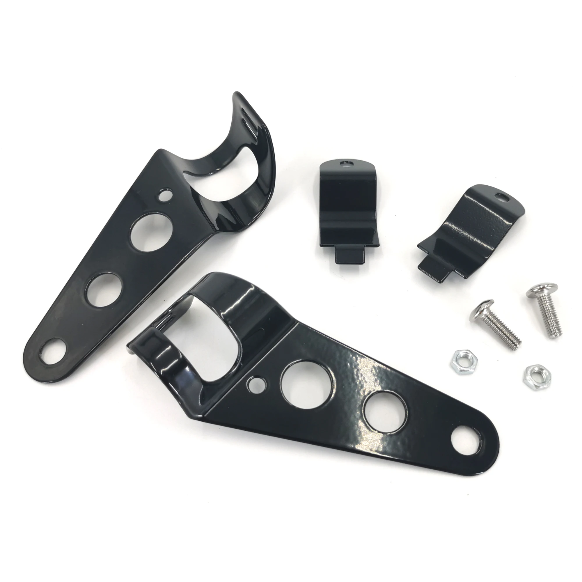 Soportes De Faro Delantero Universal Para Motocicleta, Soporte De Faro Delantero Y Redondo, Retro, Para Cafe Racer