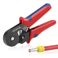 Ferrule Crimping Tools HSC8 6-6A Self-Adjusting Hexagonal Wire Crimper Pliers  0.25-6mm²(AWG23-10) Electrical Circuit Repair 2