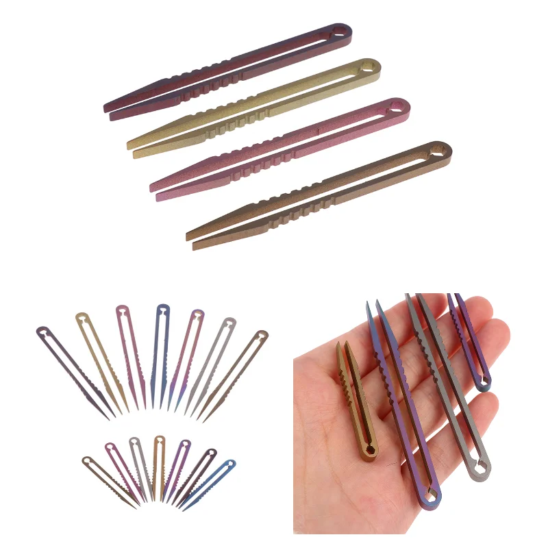 2 Dimensioni Tc4 Clip Pinzette In Titanio Cellulare Pick Up Clamping Edc Strumento Di Manutenzione Professionale Multiuso