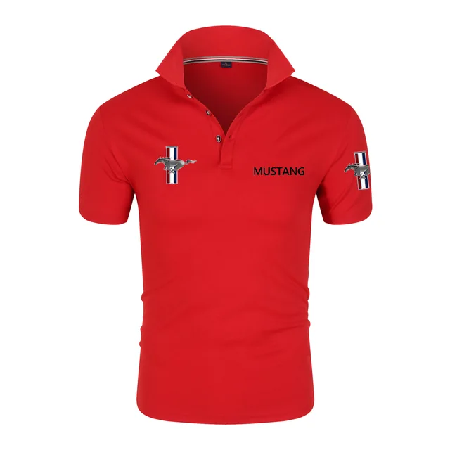 Business Summer New Men's Polo Shirts Men's Short Sleeve Polyester Quick Dry Lapel Top Casual Polo Shirts Large Size Free Shippi 6