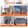 VEVOR 12/24 Packs Moving Blanket Recycled Cotton Heavy Duty Packing Shipping Mover Pads for Protect Furniture Floors Appliances 6