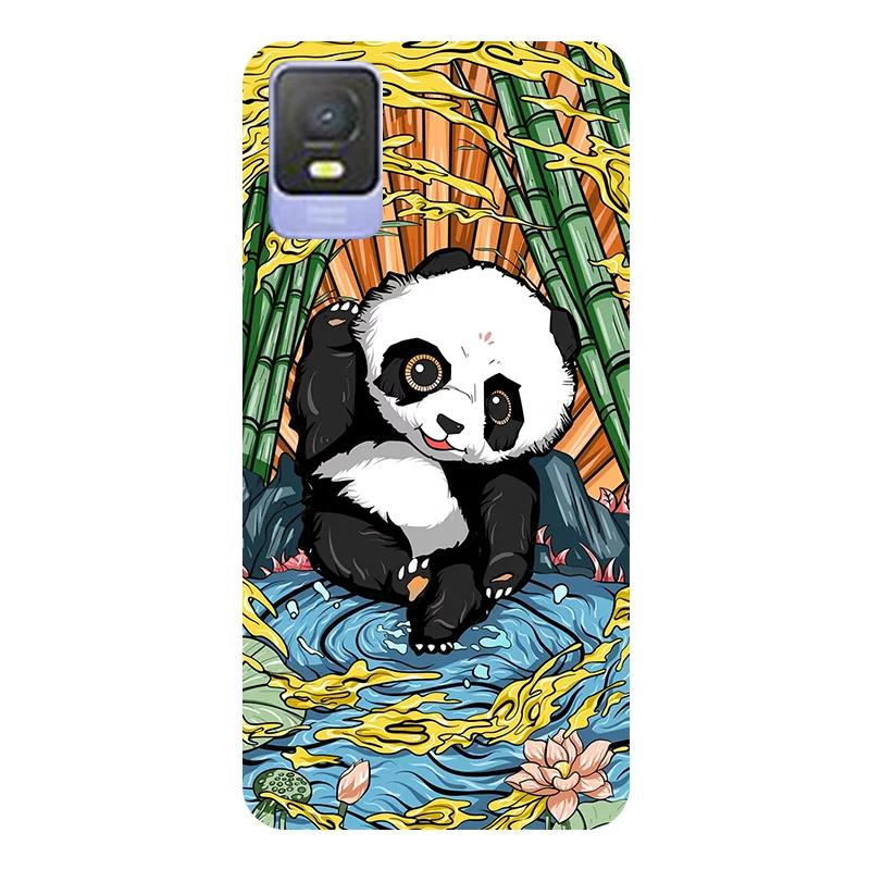 Football-Themed Soft Silicone Back Case for TCL 403 - Durable Phone Cover