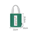 Lunch box thermal bag 1 (large dark green)
