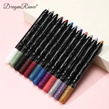 Heallor Metallic Double-head Eyeshadow Stick Diamond Shimmer Highlighter Pencil Ultra Pigmented Long Lasting Cream Eye Shadow Sp - Thumbnail 4