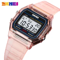 SKMEI Casual Chrono Digital Women Sport Watches Fashion TPU Strap Waterproof Wristwatch For Ladies Female Alarm Relogio Feminino