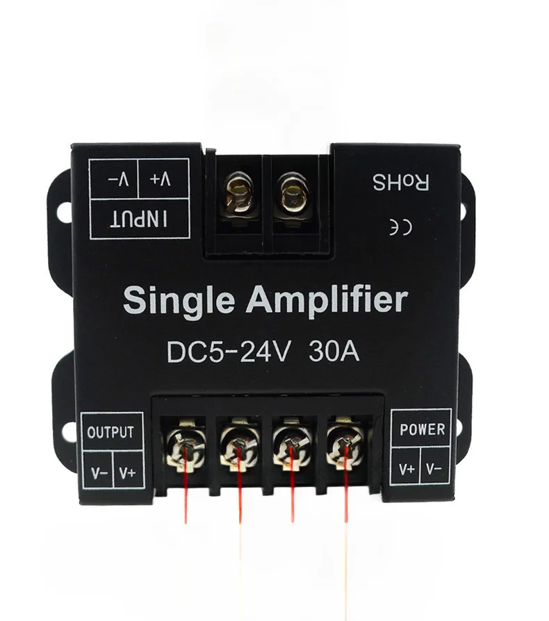 Description Picture 4 of item30A amplifier LED controller, monochrome strip light with module LED signal amplifier